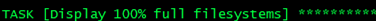 filesystem status output