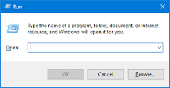Windows Run Dialog