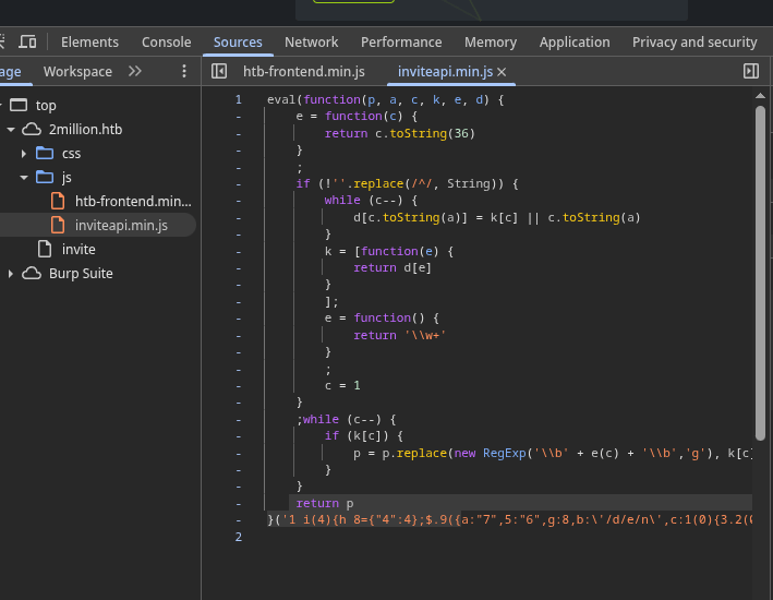Invite page analysis