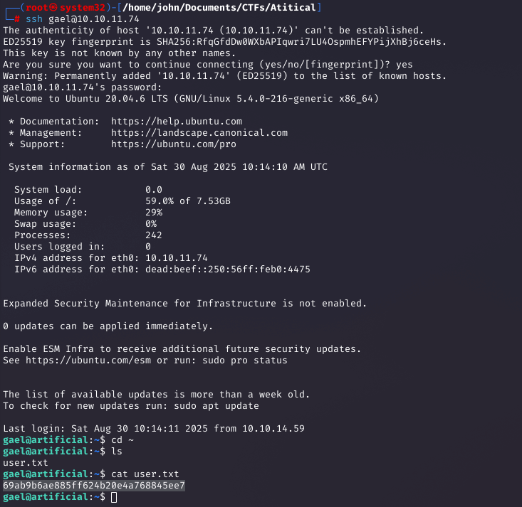 SSH access