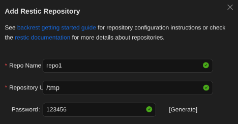 Repo creation