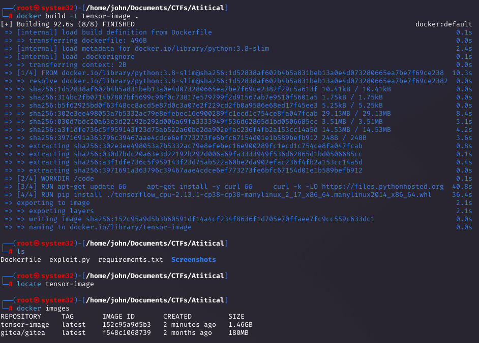 Docker build