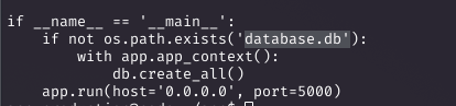 Database dump