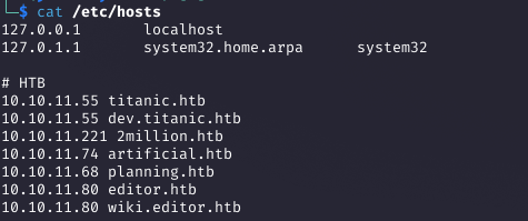 hosts