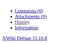 XWiki version