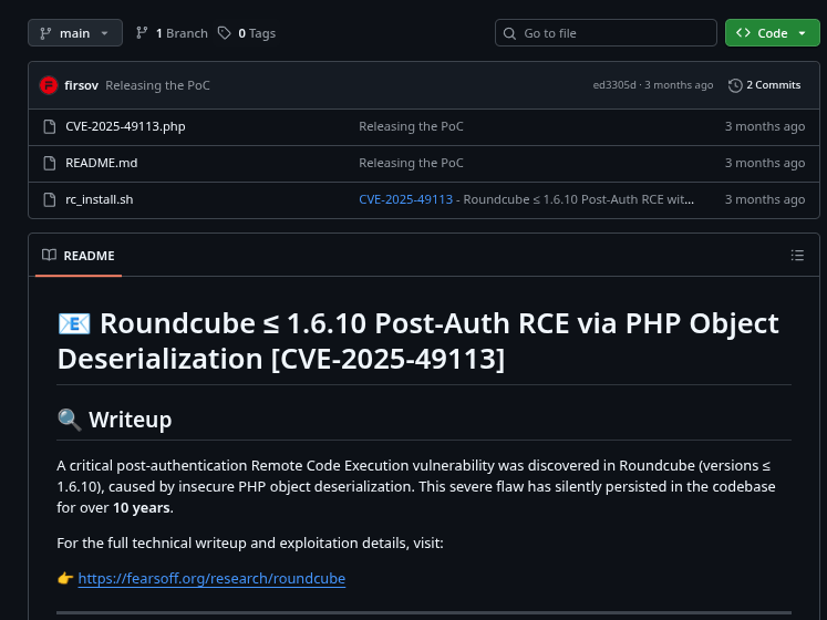 Vulnerability search