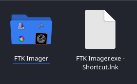 FTK Imager installed in 3-Disk
