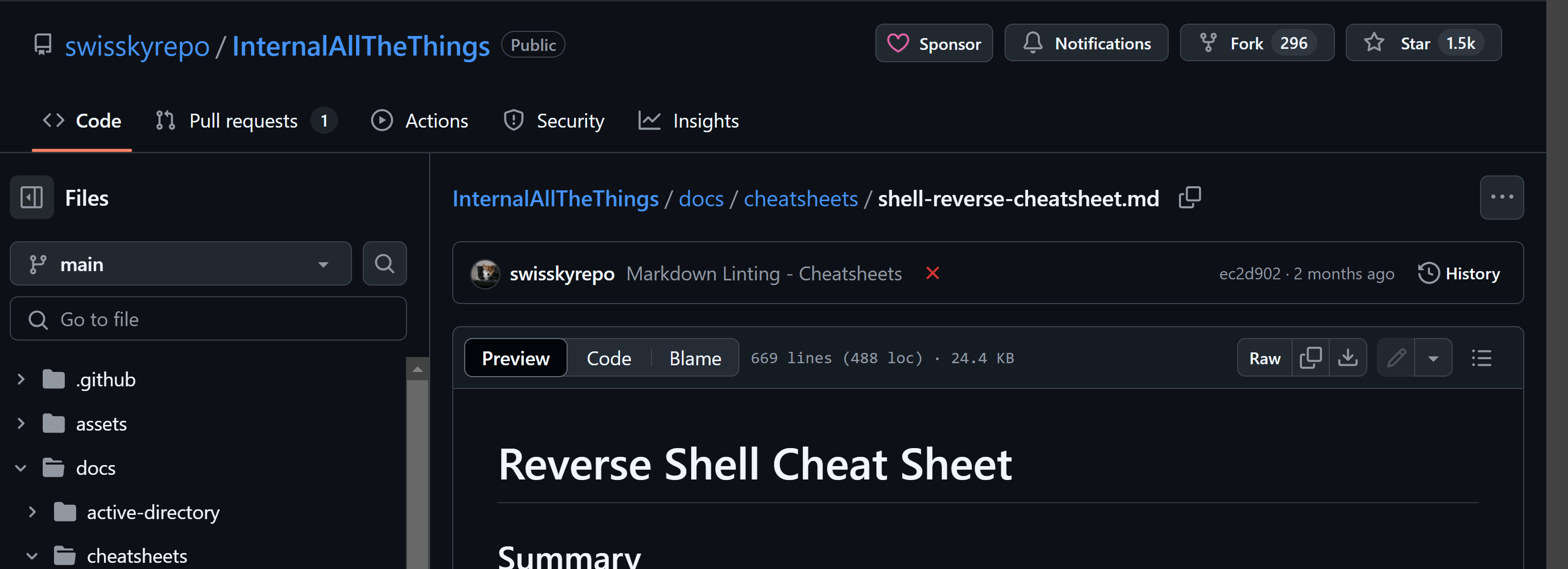 Shell Reverse Cheatsheet