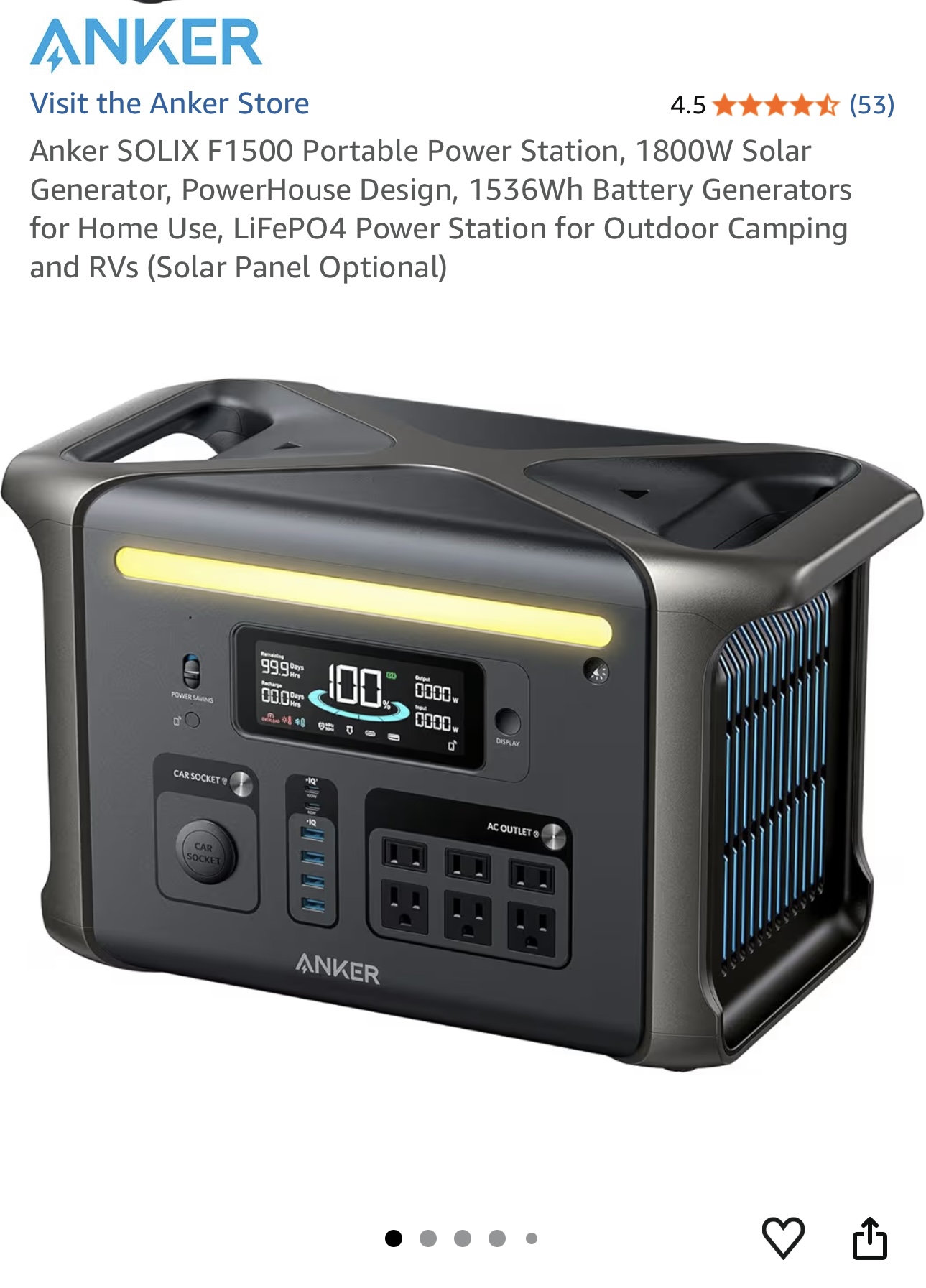 Anker SOLIX Portable Power Station