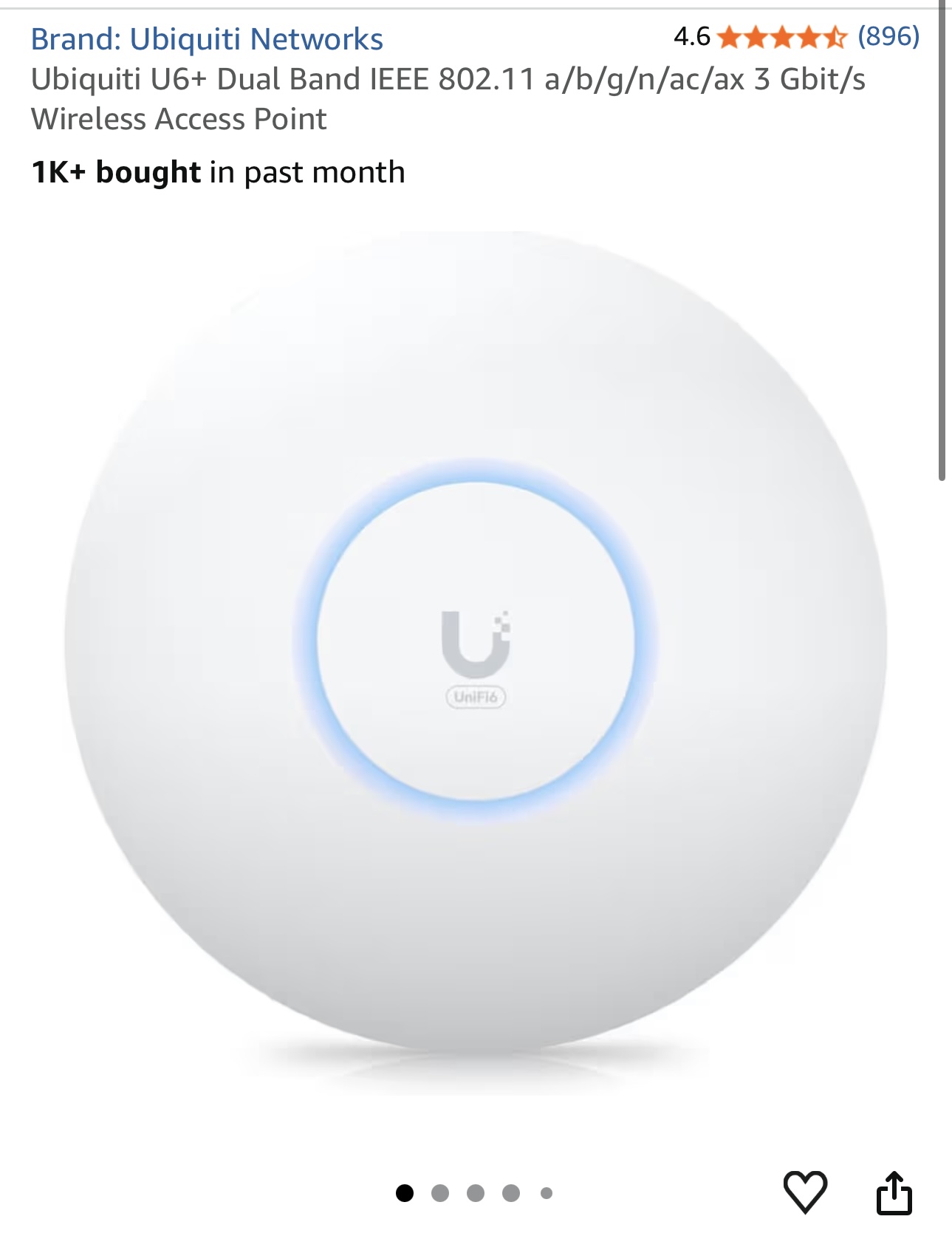 Ubiquiti U6+ Access Point