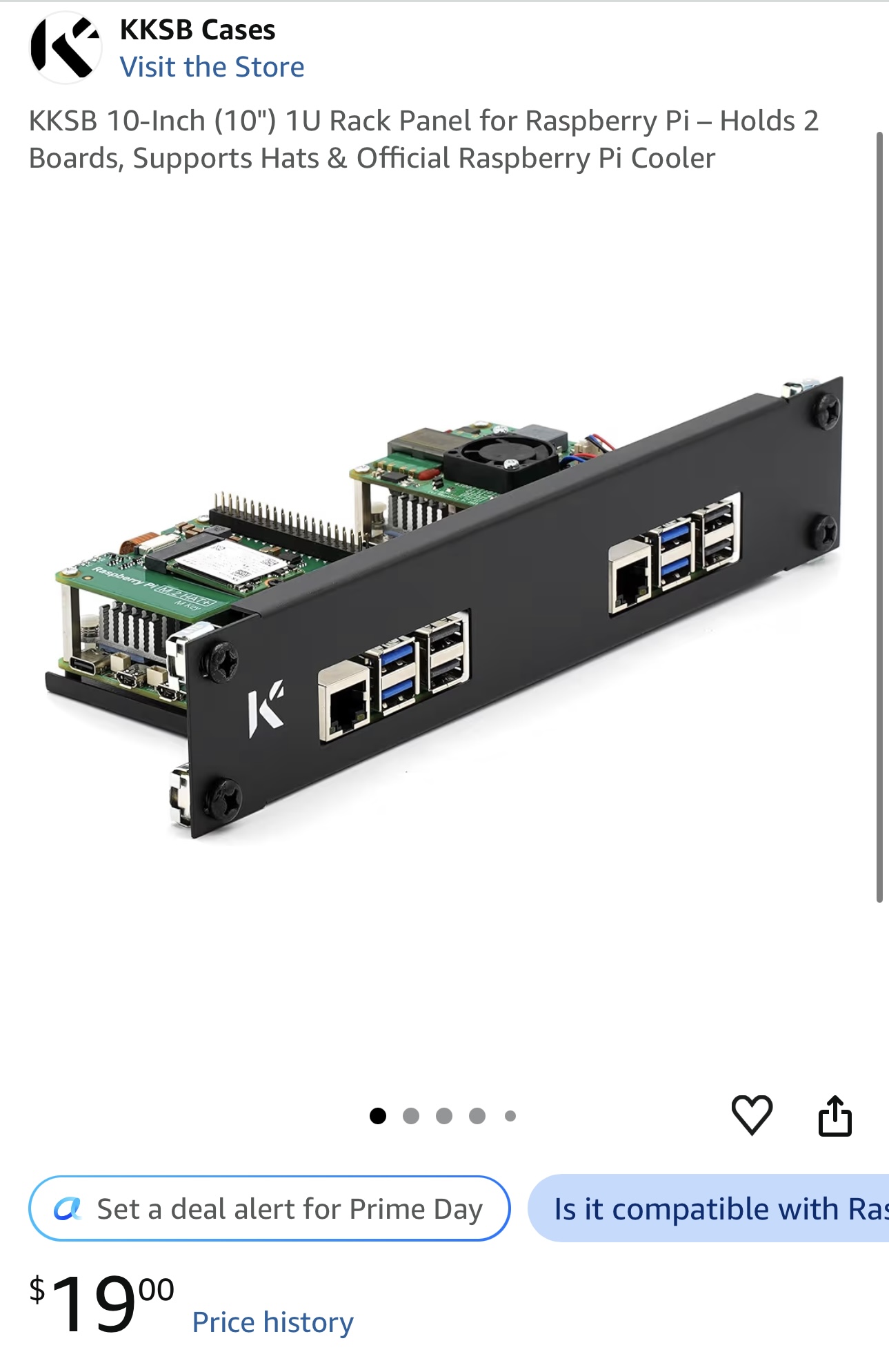 Raspberry Pi rack mount