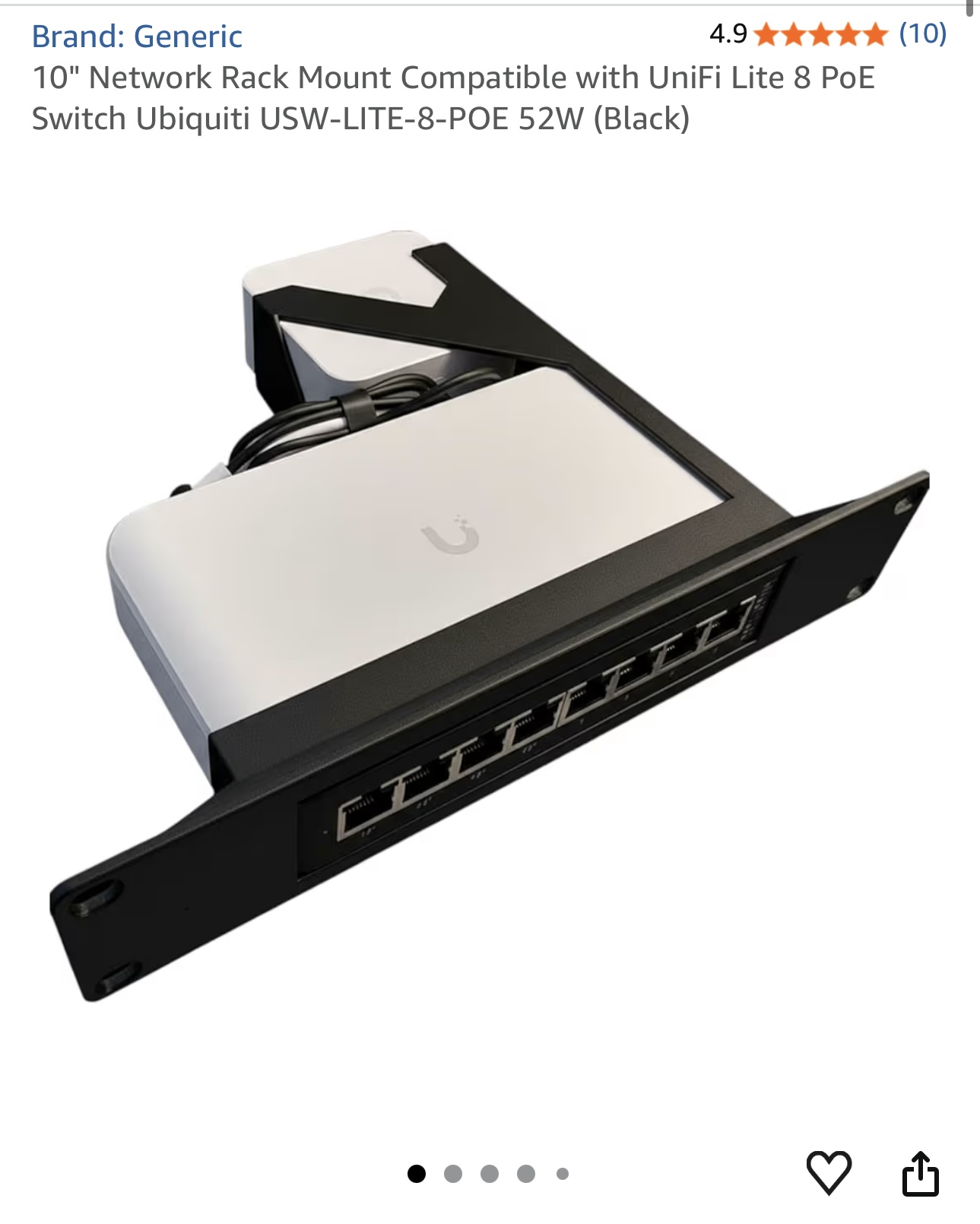 Switch rack mount