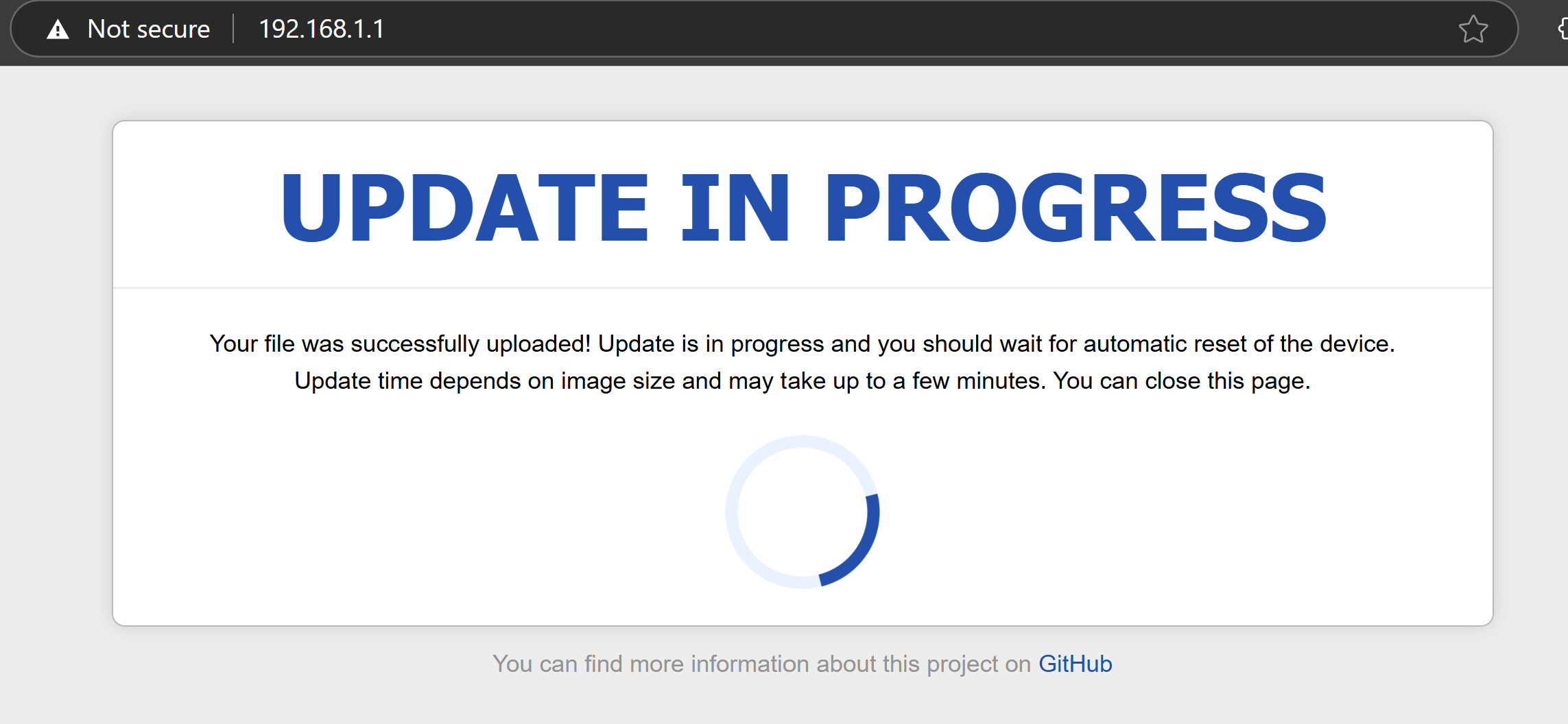 loading firmware